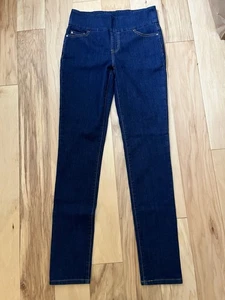 METROSYLE Jeggings SZ 6T Dark wash Skinny Jean style Pull on Waistband 5 Pockets - Picture 1 of 10