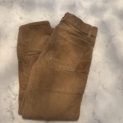 Pantalones de pana elásticos Crewcuts para niños color tostado cintura ajustable talla 10 usados en excelente estado Foto 1 de 4