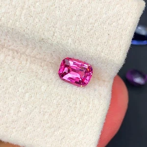 7.55 CT Natural Ceylon Pink Sapphire Emerald Cut Loose GIE Certified Gemstone - Picture 1 of 5