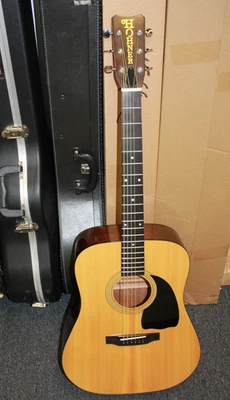 Hohner HG599N Solid Top Acoustic  Vintage 1980s  VG+  MIK - Image 1 of 4
