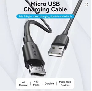 Vention USB 2.0 auf Micro-B Kabel 1 m 2A Schnelllade & Daten Huawei Amazon TV - Bild 1 von 7