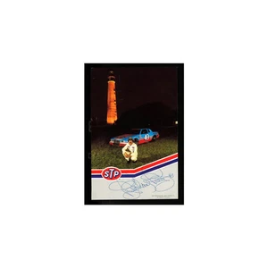 Richard Petty Nascar Autographed Signed STP Lighthouse 6x9 Postcard - Picture 1 of 2