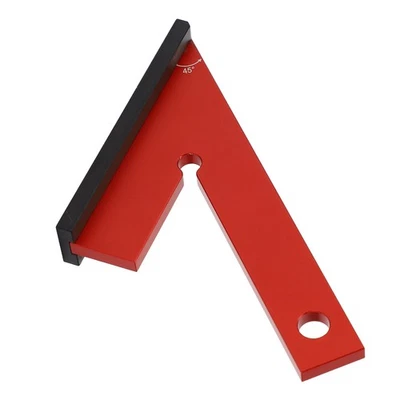 45° Machinist Engineer Square Angle Ruler With Base Measuring Gauging Tool - Image 1 of 4