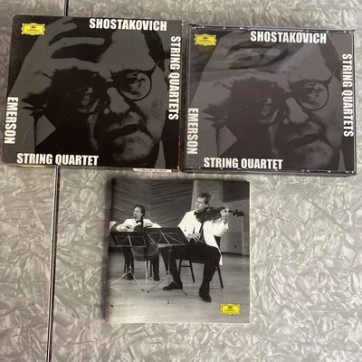 Shostakovich STRING QUARTETS Emerson String Quartet 5-CD Boxset Excellent Discs Foto 1 de 4
