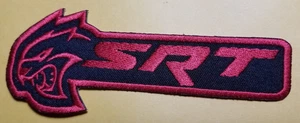 Dodge SRT HELLCAT Embroidered Patch Challenger V8 Charger approx. 1.75x4.5" - Picture 1 of 2