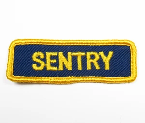 Vintage Sentry Rank Patch Nazarene Caravan Scouts Embroidered Sew On - Picture 1 of 6