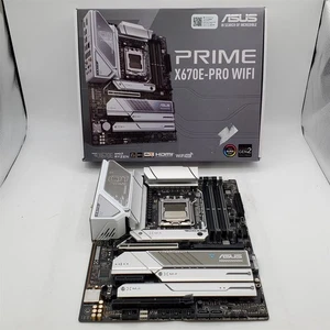 ASUS Prime X670E-PRO WiFi AMD X670 AM5 ATX Motherboard -NOT WORKING- - Zdjęcie 1 z 7