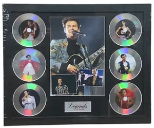 ONE DIRECTION HARRY STYLES MEMORABILIA FRAMED PICTURE PRESENTATION DISC LEGENDS - Bild 1 von 8