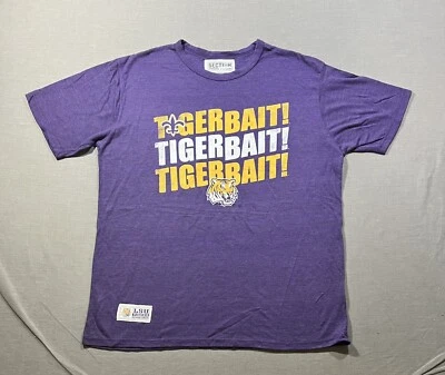 LSU Tiger приманка рубашка мужская большой фиолетовый коротким рукавом пуловер футболка новый. - Изображение 1 из 4