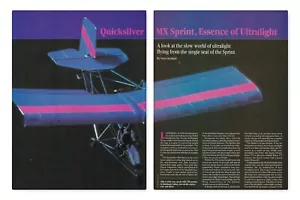 Informe de avión Quicksilver Gt-500 3/31/2024e - Imagen 1 de 1