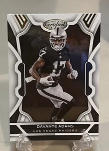 Davante Adams Las Vegas Raiders 2022 certificado Panini #38 S#034 - Imagen 1 de 2
