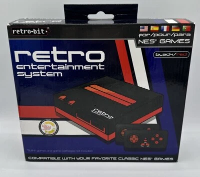 Nintendo Entertainment System Reto-Bit Retro Entertainment System Black & Red - Image 1 of 4