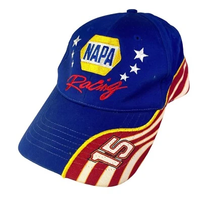 NAPA Racing Gorra Michael Waltrip 15 Sombrero Patriótico Bandera Americana Ajustable Nascar Foto 1 de 4