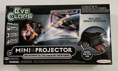 EyeClops Mini Projector Video Projector w/ Speakers Jakks Pacific BRAND NEW BOX - Image 1 of 4