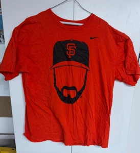 Nike MLB San Francisco Giants Brian Wilson Fear the Beard Orange T-Shirt XL - Bild 1 von 5