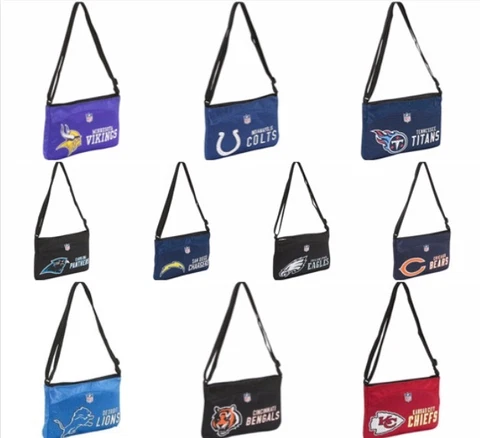 Team Jersey Crossbody Mini Cocktail Purse Handbag - Several Teams - New Cover