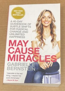 May Cause Miracles By Gabrielle Bernstein (2014, PAPERBACK, GOOD) - Picture 1 of 1