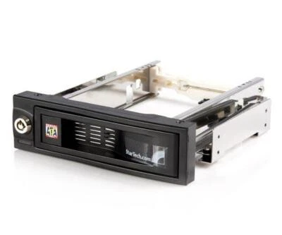 HSB100SATBK Startech 5.25" Tray-Less Hot Swap Mobile Rack for 3.5" Hard Drive - Image 1 of 4