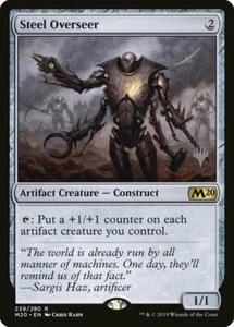 1x Steel Overseer 239/280 Core Set 2020 Promos Silver Stamped (MTG) - Bild 1 von 1