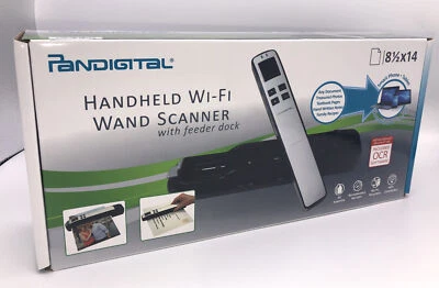 Pandigital Handheld Wi-Fi Wand Scanner Feeding Dock Purple S8X1003PU Software - Image 1 of 4