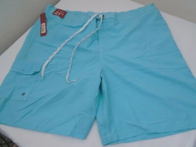NUEVO Pantalones Cortos de Natación MERONA BOARD VERDE/AZUL Para Hombre ~ Talla XXL - 2XL NUEVOS CON ETIQUETAS #0579 Foto 1 de 4