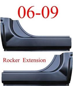 Fits 06 09 Dodge Ram Mega Cab Rocker Extension SET, Rust Repair, Dodge Truck - Imagen 1 de 9