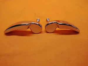HARLEY DAVIDSON GENUINE CHROME SADDLEBAG LATCH SET 90201052 - Picture 1 of 11