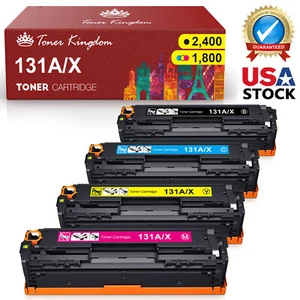 4 PK CF210A 131A Toner Cartridge For HP LaserJet Pro 200 M251nw MFP M276nw M251n - Picture 1 of 7