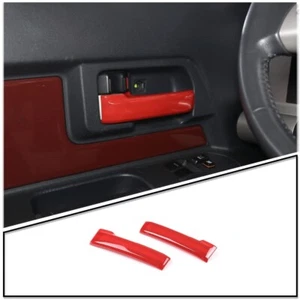 2X Inner Door Handle Decor Cover Trim Bezels For Toyota for FJ Cruiser 2007-2021 - Picture 1 of 4