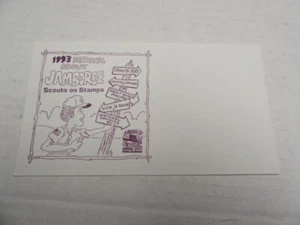 1993 National Jamboree Scouts on Stamps Cachet JF2 - Imagen 1 de 1