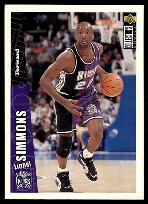 1996-97 Collector's Choice #323 Lionel Simmons - Image 1 of 2