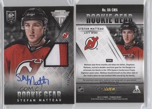 2013-14 Anthology Titanium Update Gear Prime /25 Stefan Matteau Rookie Auto RC