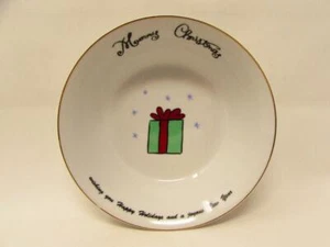 Merry Christmas by Merry Brite (China) Cereal Bowl Christmas Present  b75 - Picture 1 of 3