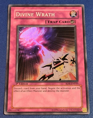 Divine Wrath #RDS-EN050 1.Edition Super Rare Rise of Destiny 2004 EN N.Mint-Mint - Bild 1 von 4