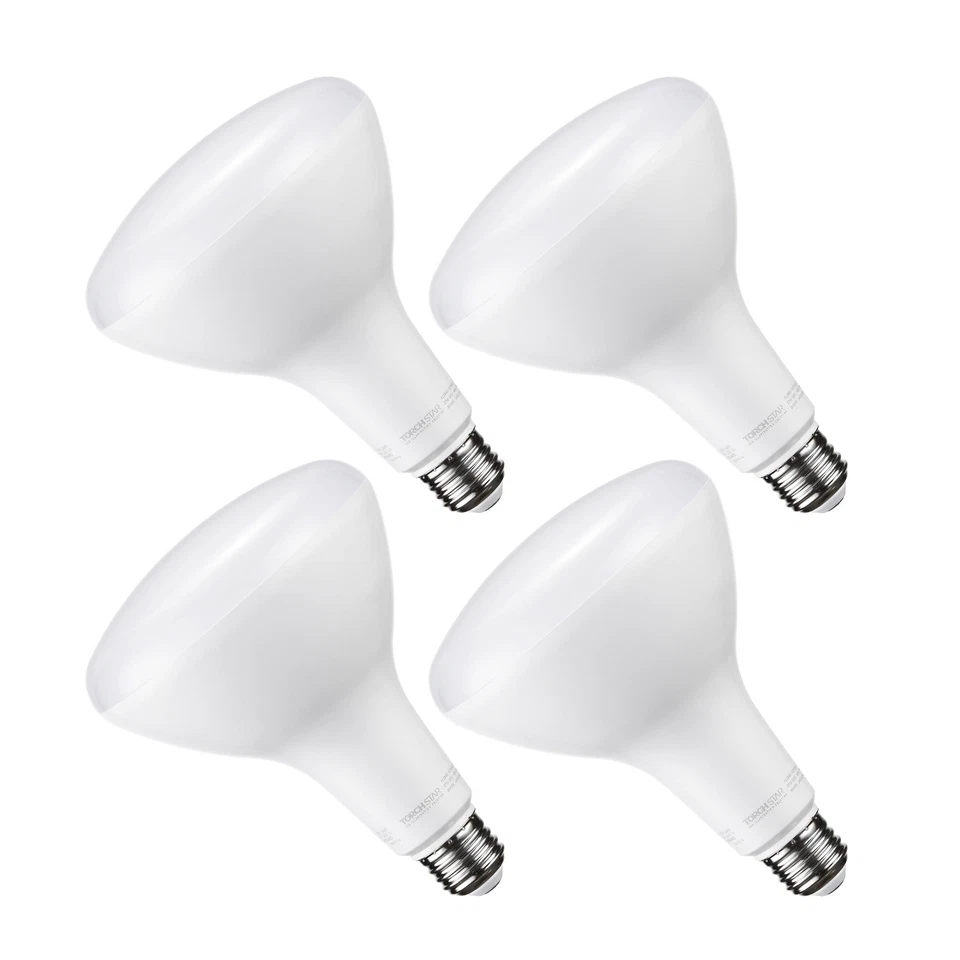 17W Dimmable LED BR40 Light Bulb, 100W Equivalent, 1400lm, 3000K/4000K/5000K - Image 1 of 4