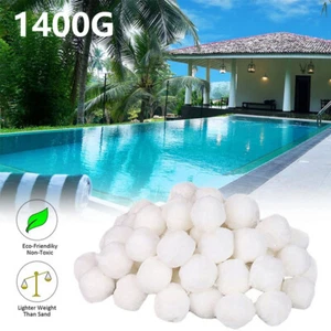 3.1 lbs Eco-Friendly Pool Filter Balls Fiber Media for Swimming Pool Sand Filter - Picture 1 of 11