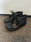 Black Kids Leather Kickers Size 28 Good Condition
