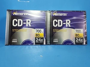 30x Memorex Recordable CD-R Media 40 x 700mb 80min - Picture 1 of 2