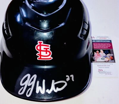 JJ WETHERHOLT SIGNED AUTOGRAPHED ST LOUIS CARDINALS F/S RAWLINGS HELMET JSA COA! - Image 1 of 2