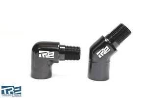 Ajuste adaptador macho Treadstone Performance negro 1/8"" NPT hembra a 1/8"" NPT - Imagen 1 de 2