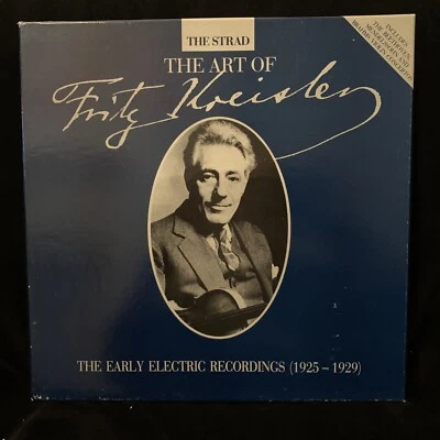 FRITZ KREISLER violin The Early Electric Recordings 1925-29 STRAD 6/11 1988 6LP - Image 1 of 4