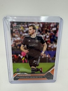 2023 TOPPS NOW MLS #116 THOR ULFARSSON DYNAMO FC ROOKIE Orange Parallel 4/5