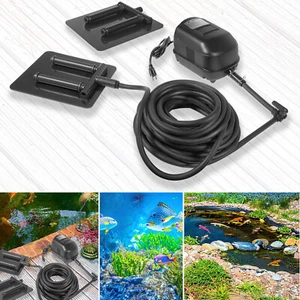 Kit de aireación de estanque Kit de bomba de aire para jardines acuáticos con estanques Koi 8000-16000 galones - Imagen 1 de 10