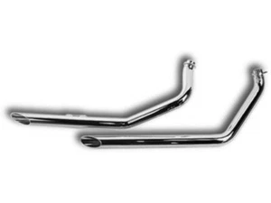 ULTIMA CHROME 2" DRAG PIPES EXHAUST PARTS FOR HARLEY SHOVELHEAD 70-84 - Picture 1 of 1
