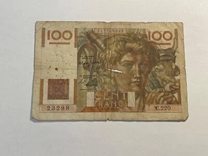 Billet France 100 Francs Jeune Paysan 17-7-1947 (L46) - Imagen 1 de 2