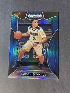 2019-20 Panini Prizm Draft Picks - Blue Prizm #34 Carsen Edwards (RC)