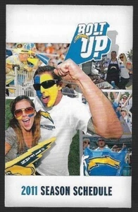 2011 San Diego Chargers NFL Football Schedule !!! Coors Light - Picture 1 of 1