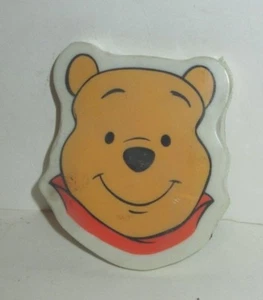 Disney Winnie the Pooh KOPF BÜSTE GESICHT GEFORMTER RADIERER 2,5"X2,25" - Bild 1 von 1