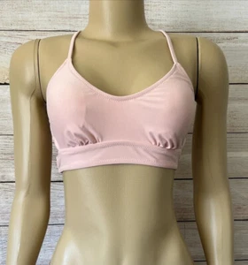 CUPSHE Women Bikini Top Comfort Double Back Hook Swimsuit Top Pink NWOT Size S - Picture 1 of 8