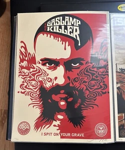 Original Art Shepard Fairey Poster Obey Records /400 Signed Gaslamp Killer - Picture 1 of 1